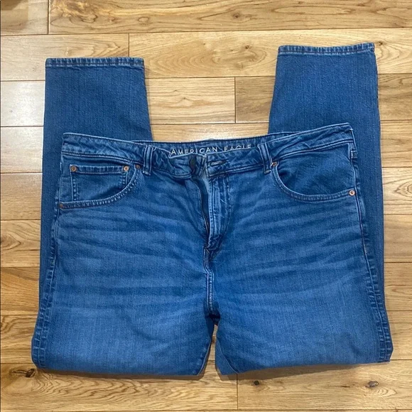 American Eagle Outfitters Blue Relaxed Jeans 42 x 32 - Picture 4 of 5